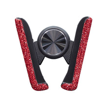 Load image into Gallery viewer, Universal Car Phone Holder with Bing Crystal Rhinestone Car Air Vent Mount Clip Cell Phone Holder for iPhone Samsung Car Holder