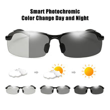 Load image into Gallery viewer, Universal Polarized Photochromic Sunglasses Driving Chameleon Glasses Change Color Sun Glasses Day Night Vision Driver's Eyewear