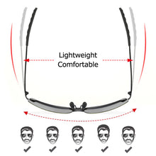Load image into Gallery viewer, Universal Polarized Photochromic Sunglasses Driving Chameleon Glasses Change Color Sun Glasses Day Night Vision Driver's Eyewear