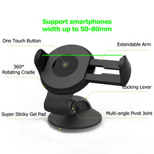 Load image into Gallery viewer, 360° Rotating Mobile Car Phone Holder Universal Dashboard Mount Car Holder GPS Phone Stands Auto Accessories Car Phone Holder