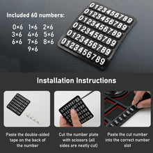 Load image into Gallery viewer, Car Dashboard Anti-Slip Mat Auto Phone Holder Sticky Anti Slide Dash Phone Mount Parking Number Card Car Pad Mat Storage Cushion
