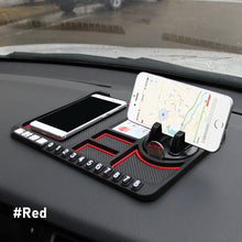 Load image into Gallery viewer, Car Dashboard Anti-Slip Mat Auto Phone Holder Sticky Anti Slide Dash Phone Mount Parking Number Card Car Pad Mat Storage Cushion