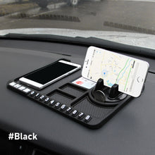 Load image into Gallery viewer, Car Dashboard Anti-Slip Mat Auto Phone Holder Sticky Anti Slide Dash Phone Mount Parking Number Card Car Pad Mat Storage Cushion