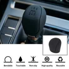 Load image into Gallery viewer, Car Gear Head Shift Knob Cover Silicone Gear Shift Non Slip Grip Handle Case Automobiles Gear Shift Collars Interior Accessories
