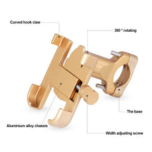 Load image into Gallery viewer, Motorcycle Phone Holder Can Rotate and Adjust Charging Mobile Phone Bicycle Mobile Holder