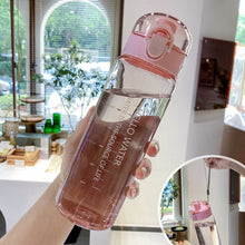 Load image into Gallery viewer, 780ml Sports Water Bottle Outdoor Water Bottle with Straw Plastic Portable Water Cup Dinkware Camping Bike Bottle Kitchen Tools