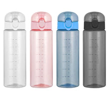 Load image into Gallery viewer, 780ml Sports Water Bottle Outdoor Water Bottle with Straw Plastic Portable Water Cup Dinkware Camping Bike Bottle Kitchen Tools