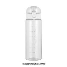 Load image into Gallery viewer, 780ml Sports Water Bottle Outdoor Water Bottle with Straw Plastic Portable Water Cup Dinkware Camping Bike Bottle Kitchen Tools