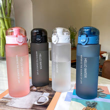 Load image into Gallery viewer, 780ml Sports Water Bottle Outdoor Water Bottle with Straw Plastic Portable Water Cup Dinkware Camping Bike Bottle Kitchen Tools