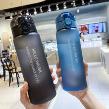 Load image into Gallery viewer, 780ml Sports Water Bottle Outdoor Water Bottle with Straw Plastic Portable Water Cup Dinkware Camping Bike Bottle Kitchen Tools
