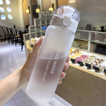 Load image into Gallery viewer, 780ml Sports Water Bottle Outdoor Water Bottle with Straw Plastic Portable Water Cup Dinkware Camping Bike Bottle Kitchen Tools