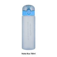 Load image into Gallery viewer, 780ml Sports Water Bottle Outdoor Water Bottle with Straw Plastic Portable Water Cup Dinkware Camping Bike Bottle Kitchen Tools