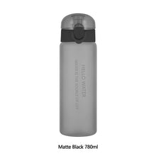 Load image into Gallery viewer, 780ml Sports Water Bottle Outdoor Water Bottle with Straw Plastic Portable Water Cup Dinkware Camping Bike Bottle Kitchen Tools