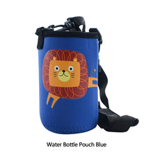 Load image into Gallery viewer, 600ml Portable Kids Water Bottle Sippy Cup Creative Cartoon Baby Feeding Cups with Straws Leakproof Water Bottles Outdoor Children's Cups