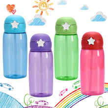 Load image into Gallery viewer, 480ml Portable Kids Water Bottle Sippy Cup Creative Cartoon Baby Feeding Cups with Straws Leakproof Water Bottles Outdoor Children's Cups