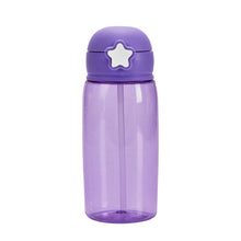 Load image into Gallery viewer, 480ml Portable Kids Water Bottle Sippy Cup Creative Cartoon Baby Feeding Cups with Straws Leakproof Water Bottles Outdoor Children's Cups
