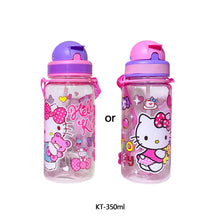 Load image into Gallery viewer, Portable Kids Water Bottle Sippy Cup Creative Cartoon Baby Feeding Cups with Straws Leakproof Water Bottles Outdoor Children's Cups