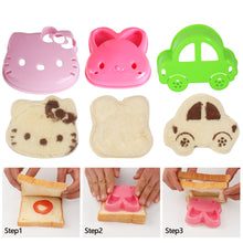 Load image into Gallery viewer, Cute Car Rabbit Sandwich Mold Toast Bread Making Cutter Mould Cute Baking Pastry Tools Children Interesting Food Kitchen Accessories