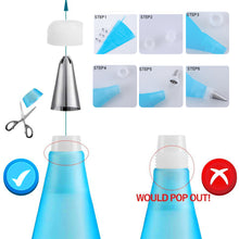 Load image into Gallery viewer, 8PCS Reusable Silicone Pastry Bag Tips Stainless Steel Piping Nozzles Cake Decorating Tips Set Confectionery Pastry Cream Baking DIY Tools
