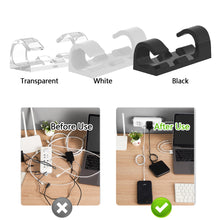 Load image into Gallery viewer, 16/20PCS Self-adhesive Cable Organizer Clips Wire Cable Management Desktop Workstation Wire Manager Cord Holder Charging Data Line Winder