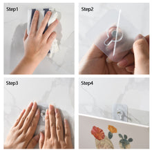 Load image into Gallery viewer, 2pcs Strong Adhesive Seamless Sticky Wall Hook Nail Mounting Rack Screw Rod Without Holes Screw Stickers Wall Picture Hook Kits