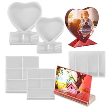 Load image into Gallery viewer, Silicone Molds For Photo Frame Love Rectangle DIY Crafts Photo Mold or Wedding Birthday Gift Home Decoration Jewelry Accessories