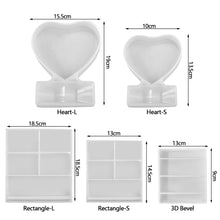 Load image into Gallery viewer, Silicone Molds For Photo Frame Love Rectangle DIY Crafts Photo Mold or Wedding Birthday Gift Home Decoration Jewelry Accessories
