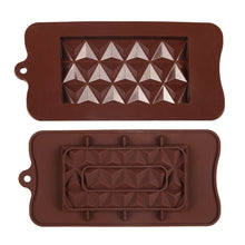 Load image into Gallery viewer, Siclione Chocolate Mold Non-Stick Silicone Triangle Mould Jelly Candy Dessert Pastry Cake Baking Tray Decorating Tools Ice Cube Mould