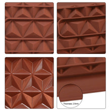 Load image into Gallery viewer, Siclione Chocolate Mold Non-Stick Silicone Triangle Mould Jelly Candy Dessert Pastry Cake Baking Tray Decorating Tools Ice Cube Mould