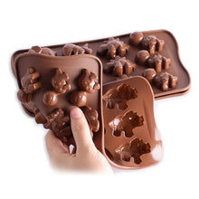 Load image into Gallery viewer, 12Cells Dinosaur Silicone Mold DIY Chocolate Cake Mold Baking Tray Dessert Pastry Cake Decorating Tools Ice Cube Mould