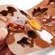 Load image into Gallery viewer, 12Cells Dinosaur Silicone Mold DIY Chocolate Cake Mold Baking Tray Dessert Pastry Cake Decorating Tools Ice Cube Mould