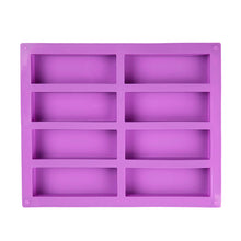 Load image into Gallery viewer, 8Cells Rectangle Silicone Baking Mould Engergy Bar Chocolate Fondant Molds Ice Cube Mold DIY Soap Mold Tools