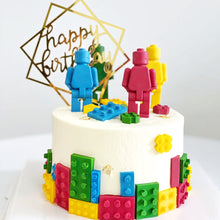 Load image into Gallery viewer, Building Block Silicone Cake Mold Silicone Building Bricks Ice Cube Mold Fondant Cake Decoration Sugarcraft Chocolate Moulds Cupcake Baking Mold Bakeware
