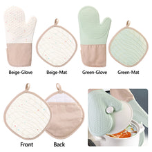 Load image into Gallery viewer, 1pc Kitchen Silicone Oven Mitt Anti Scalding Baking Cooking Oven Glove Anti Slip Insulation Protection Mat for Pot