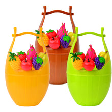 Load image into Gallery viewer, 6pcs/set Stainless Fruit Fork Bucket Fruit Shape Dessert Forks Snack Food Picks Salad Vegetable Kids Lunch Accessories