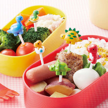 Load image into Gallery viewer, 6pcs/set Cute Dinosaur Fruit Fork Kids Snack Dessert Decoration Forks Toothpick Lunch Salad Decoration Accessories Cake Picks