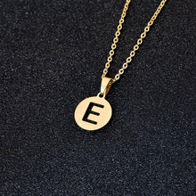 Load image into Gallery viewer, A To Z Stainless Steel 26 Letters Initial Alphabet Pendant Necklace For Women Men Couple Jewelry Gift