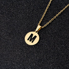 Load image into Gallery viewer, A To Z Stainless Steel 26 Letters Initial Alphabet Pendant Necklace For Women Men Couple Jewelry Gift