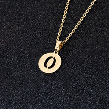 Load image into Gallery viewer, A To Z Stainless Steel 26 Letters Initial Alphabet Pendant Necklace For Women Men Couple Jewelry Gift