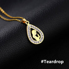 Load image into Gallery viewer, Women Gold Color Stainless Steel Virgin Mary Charm Pendant Necklace for Christian Jewelry Gift