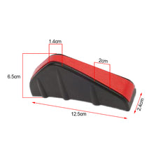 Load image into Gallery viewer, 4Pcs Car Modified Shark Fin Rear Spoiler Car Rear Bumper Lip Diffuser Anti-collision Universal