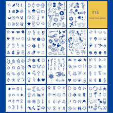Load image into Gallery viewer, 6pcs/set Cute Tattoo Stickers Herbal Tattoo Stickers Waterproof Long Lasting Tattoo Stickers Body Art Tattoo Sticker