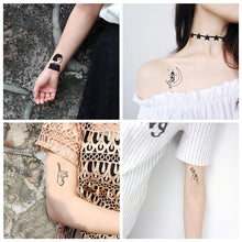 Load image into Gallery viewer, Simple Tattoo Stickers Waterproof Long Lasting Tattoo Stickers Body Art Tattoo Fake Tattoo Sticker For Women Men