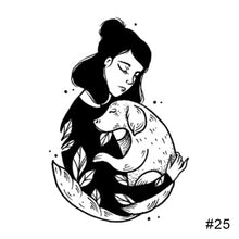Load image into Gallery viewer, Simple Tattoo Stickers Waterproof Long Lasting Tattoo Stickers Body Art Tattoo Fake Tattoo Sticker For Women Men
