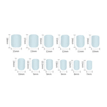 Load image into Gallery viewer, 24pcs/set Short Manicure Fake Nail Detachable Fake Nail Patch Wearing Nails Nail Stickers Nail Art Accessories
