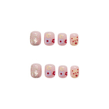 Load image into Gallery viewer, 24pcs/set Short Manicure Fake Nail Detachable Fake Nail Patch Wearing Nails Nail Stickers Nail Art Accessories