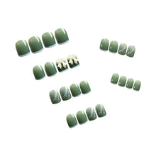 Load image into Gallery viewer, 24pcs/set Short Manicure Fake Nail Detachable Fake Nail Patch Wearing Nails Nail Stickers Nail Art Accessories