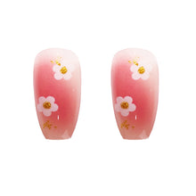 Load image into Gallery viewer, 24pcs/set Long Manicure Fake Nail Detachable Bow-knot Nail Patch Wearing Nails Nail Stickers Nail Art Accessories