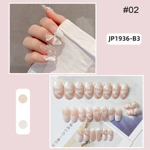 Load image into Gallery viewer, 24pcs/set Long Manicure Fake Nail Detachable Nail Patch Wearing Nails Nail Stickers Nail Art Accessories