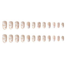 Load image into Gallery viewer, 24pcs/set Long Manicure Fake Nail Detachable Nail Patch Wearing Nails Nail Stickers Nail Art Accessories